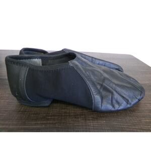 Dance Jazz Shoes DanzNMotion Adult 8M Leather Pull on Split Sole